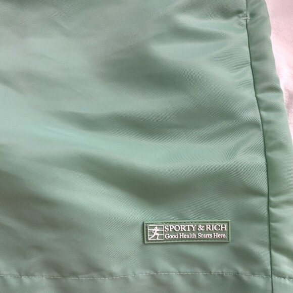 Sporty and rich Good Health Nylon Short - Thyme/White size medium NWT - Picture 4 of 6